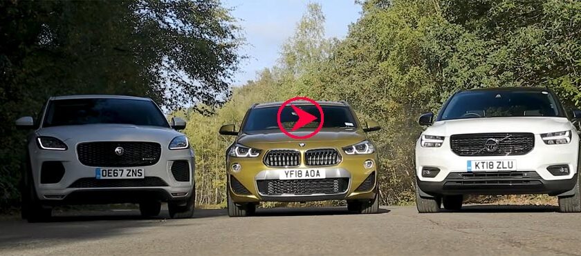BMW X2 vs Jaguar E-Pace vs Volvo XC40